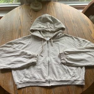 PRIVACY PLEASE zip hoodie/xl/cotton/USA